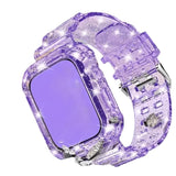 Purple Glitter Apple Watch Band