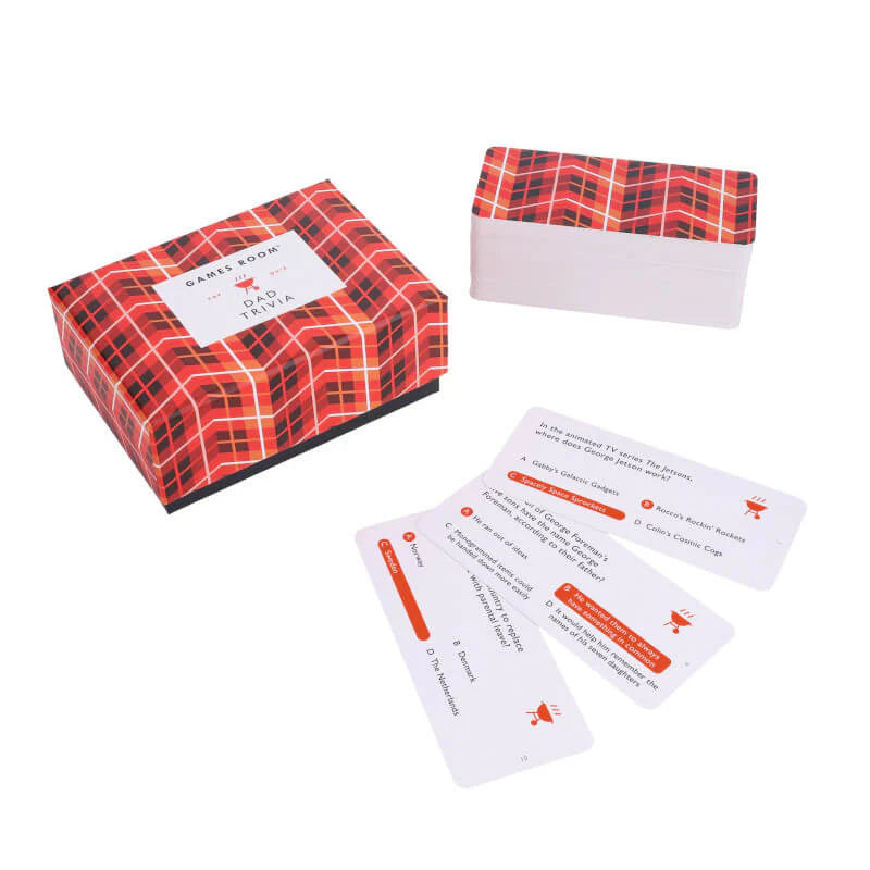Dad Trivia Cards
