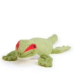 Gecko Warmies plush with weighted microwavable lavender-scented design.