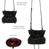 Hammitt Gianna Sml Black/Gold Handbag