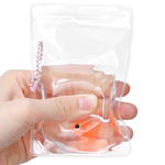 Goldfish in a bag squishy with soft sensory texture.