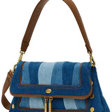 Silverlake pebbled leather Hammitt Beverly Medium handbag with gold hardware and crossbody strap.