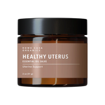 Jar of Rowe Casa Organics Healthy Uterus Essential Oil Salve 