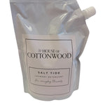 Salt Tide plant-based laundry detergent 32oz coastal scent refill bag