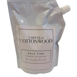 Salt Tide plant-based laundry detergent 32oz coastal scent refill bag