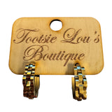 Watch Band Hoop Earrings