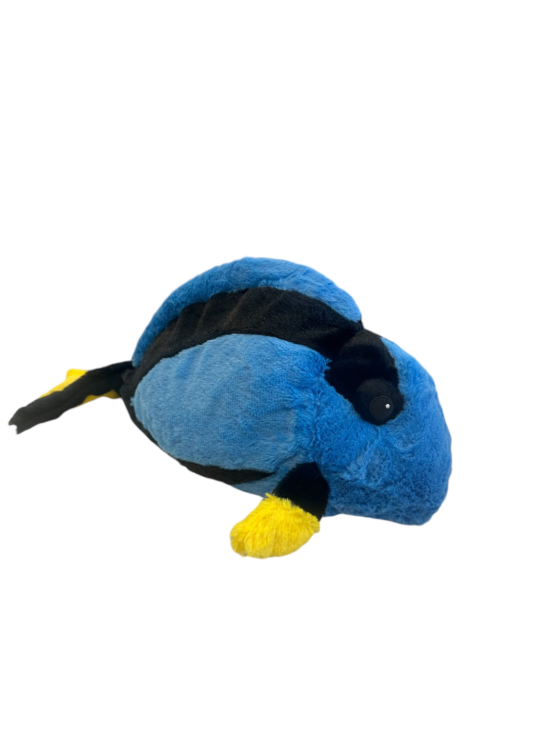 Blue Tang Fish Warmies plush, microwavable and freezer safe, lavender-scented, weighted for comfort and relaxation.