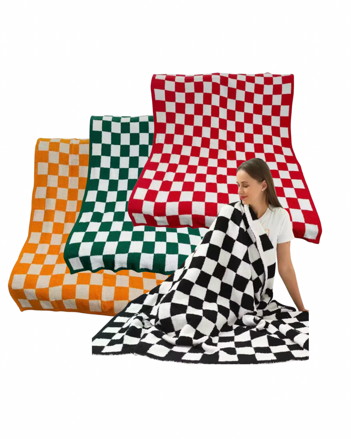 Game Day Checkered Blankets