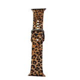 Leopard Silicone Apple Watch Band