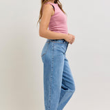 Judy Blue Barrel Yoke Dart Jeans