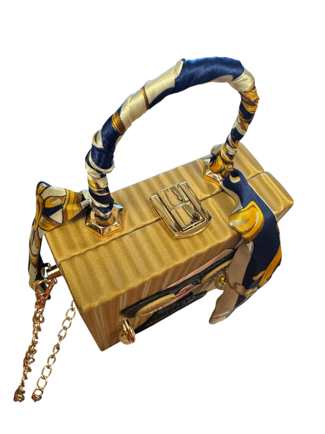 Gold Retro Lady Crossbody