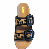 Mia Jimenna Leopard Sandals