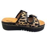Mia Jimenna Leopard Sandals