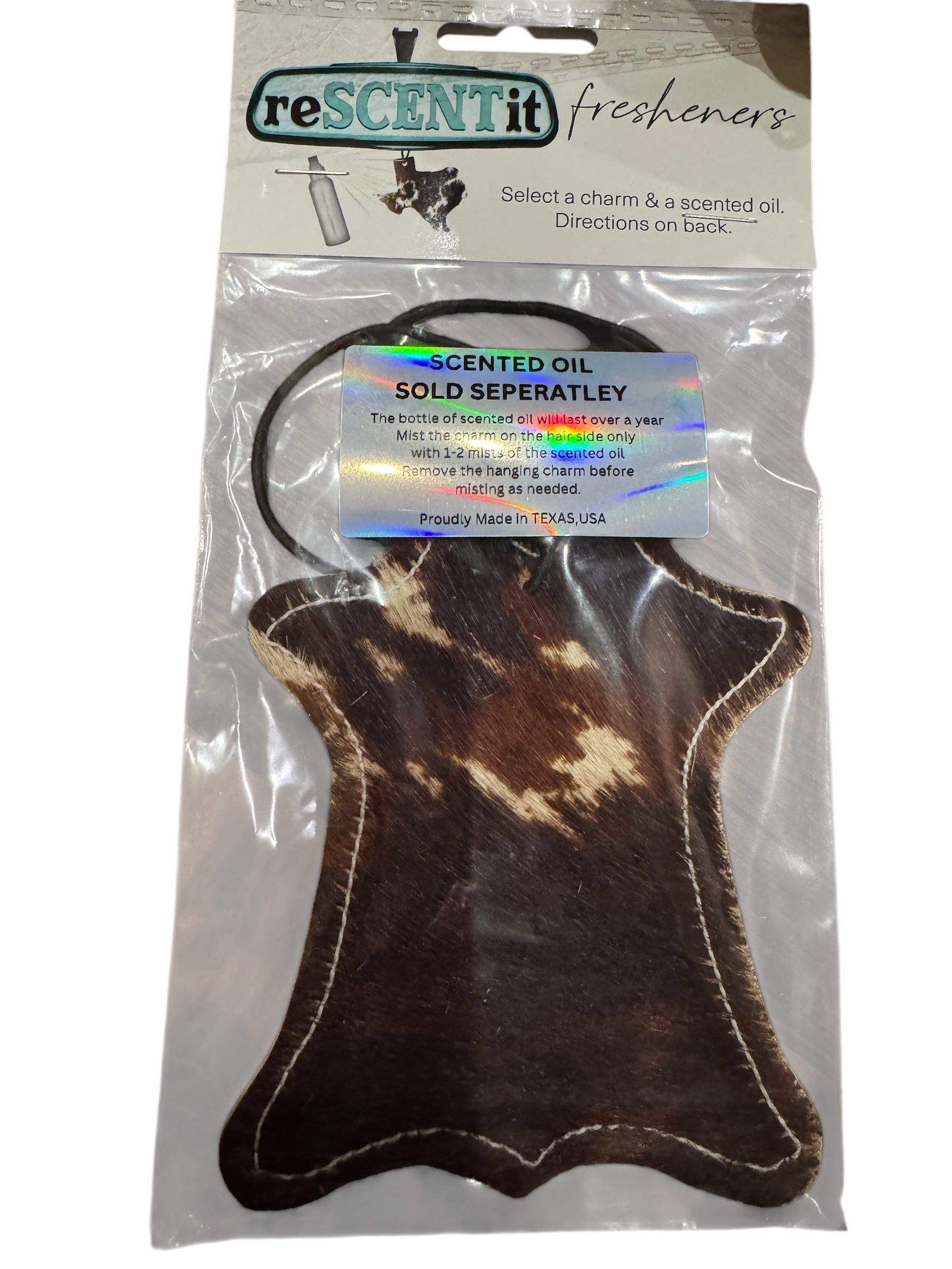 Saddle Shaped ReSCENTit Car Freshener