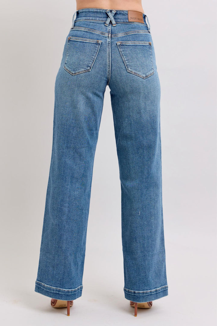 Judy Blue Star Front Seam Jeans