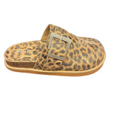 Leopard Josephine Embroidered Clogs