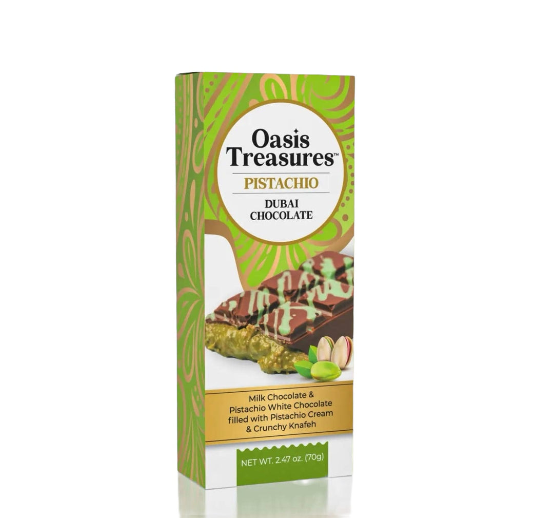 Dubai Chocolate Pistachio Candy Bar, 2.47 ounces
