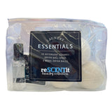 Rescentit Laundry Essentially Set of wool dryer balls, laundry soap sheets, and fragrance scent
