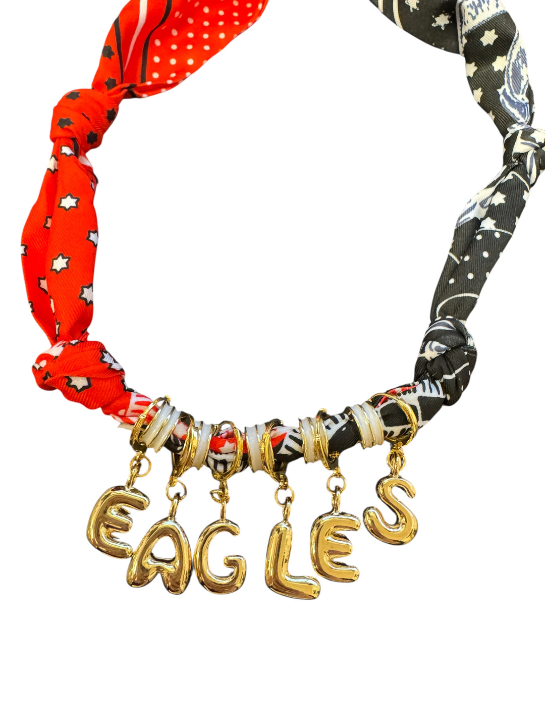 Eagles Game Day Scarf Necklace