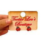 Ladybug Stud Earrings