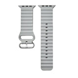 Light Gray Waffle Apple Watch Band