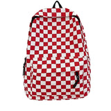 Red Checkered Backpack