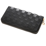 Black Checkered Wallet