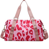 Pink Leopard Large Duffle Bag