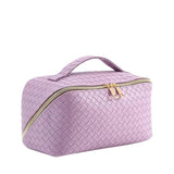Lilac Woven Cosmetic Bag