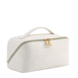 Ivory Woven Cosmetic Bag