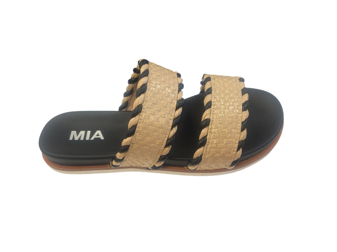 Vella Natural Raffia Sandal