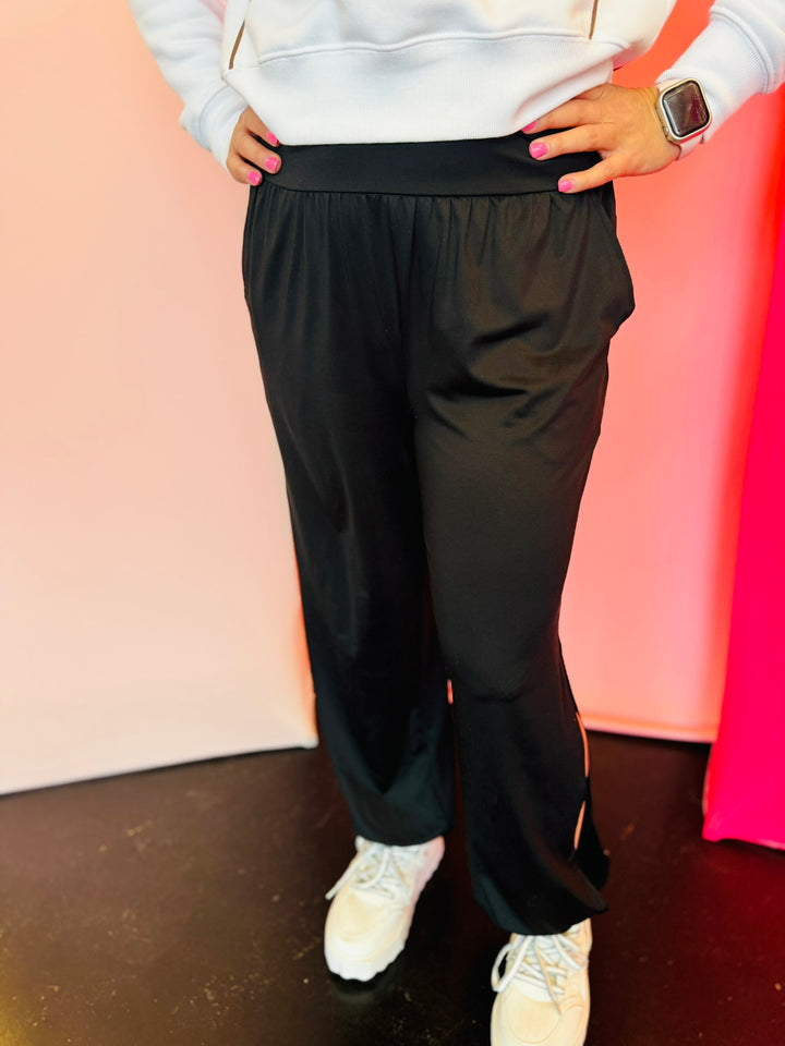 Black Hi-Waisted Joggers