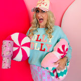 Pink Peppermint Pillow