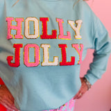 Holly Jolly Patch Luxe Pullover