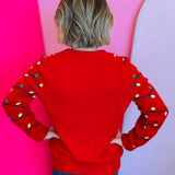 Red Reindeer Holiday Sweater