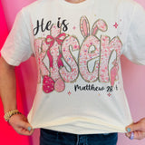 He Is Risen Blingy Tee