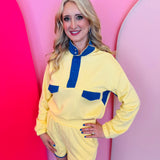 Colorblock Two-Tone Top & Shorts