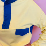 Colorblock Two-Tone Top & Shorts