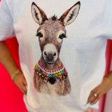 Jewel Collared Donkey Tee