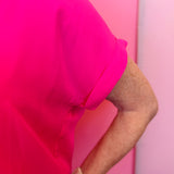 Whitney Fuchsia Woven Blouse