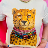 PREORDER - Jewel Collared Leopard Tee