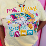 Live Laugh Kiss My Bass Tee