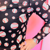 Hey Batter Batter Mesh Top