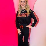 Merry Plaid Pant Set