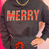 Merry Plaid Pant Set