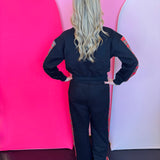 Merry Plaid Pant Set