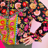 Exclusive Floral Border Top