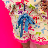 Daylight Bow Ruffle Pajama Set