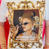 I Like Expensive Shit Rhinestone Tee