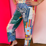 Poppy & Pine Jewel Patch Work Barrel Pants